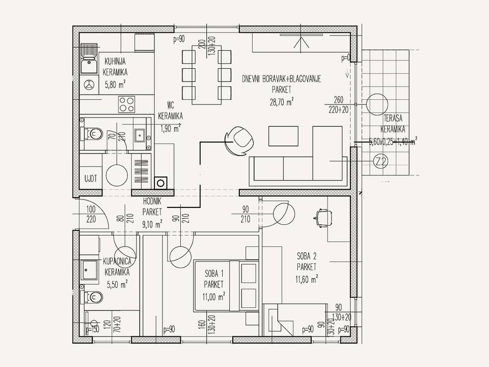 Luxury Apartments Stupnik — S1 — photo 1